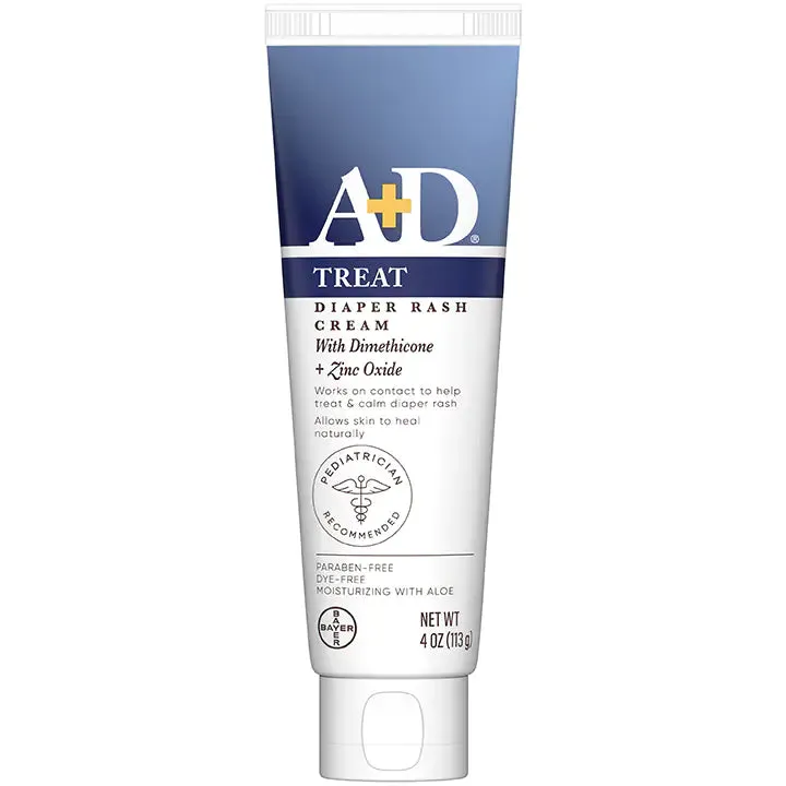 A D Treat Diaper Rash with Dimethicone  Zinc Oxide | 4oz
