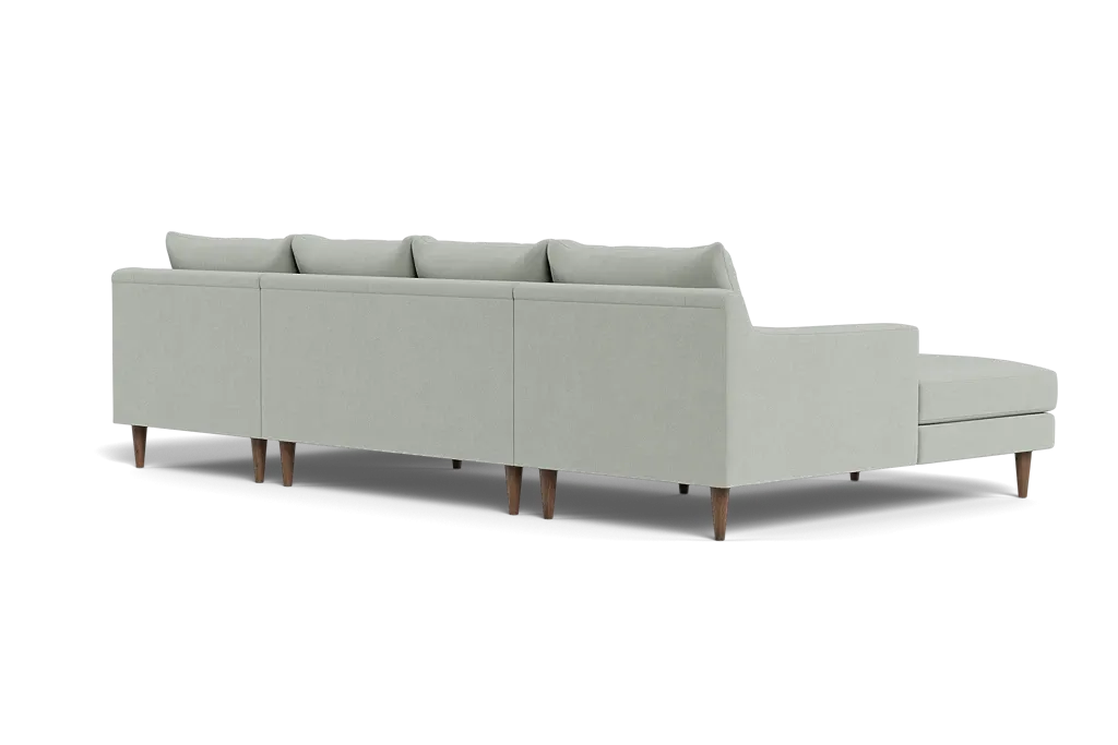Alex MCM Double Chaise U Sectional Sofa