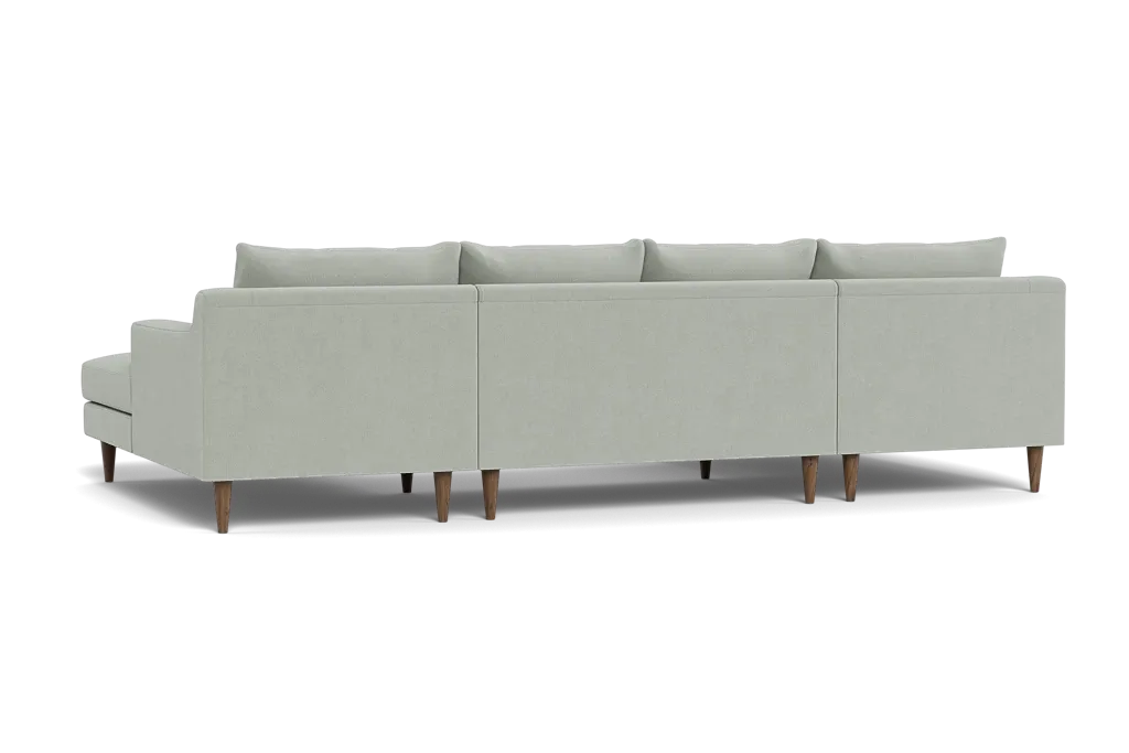 Alex MCM Double Chaise U Sectional Sofa