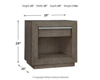 Anibecca King Upholstered Bed with Mirrored Dresser, Chest and 2 Nightstands