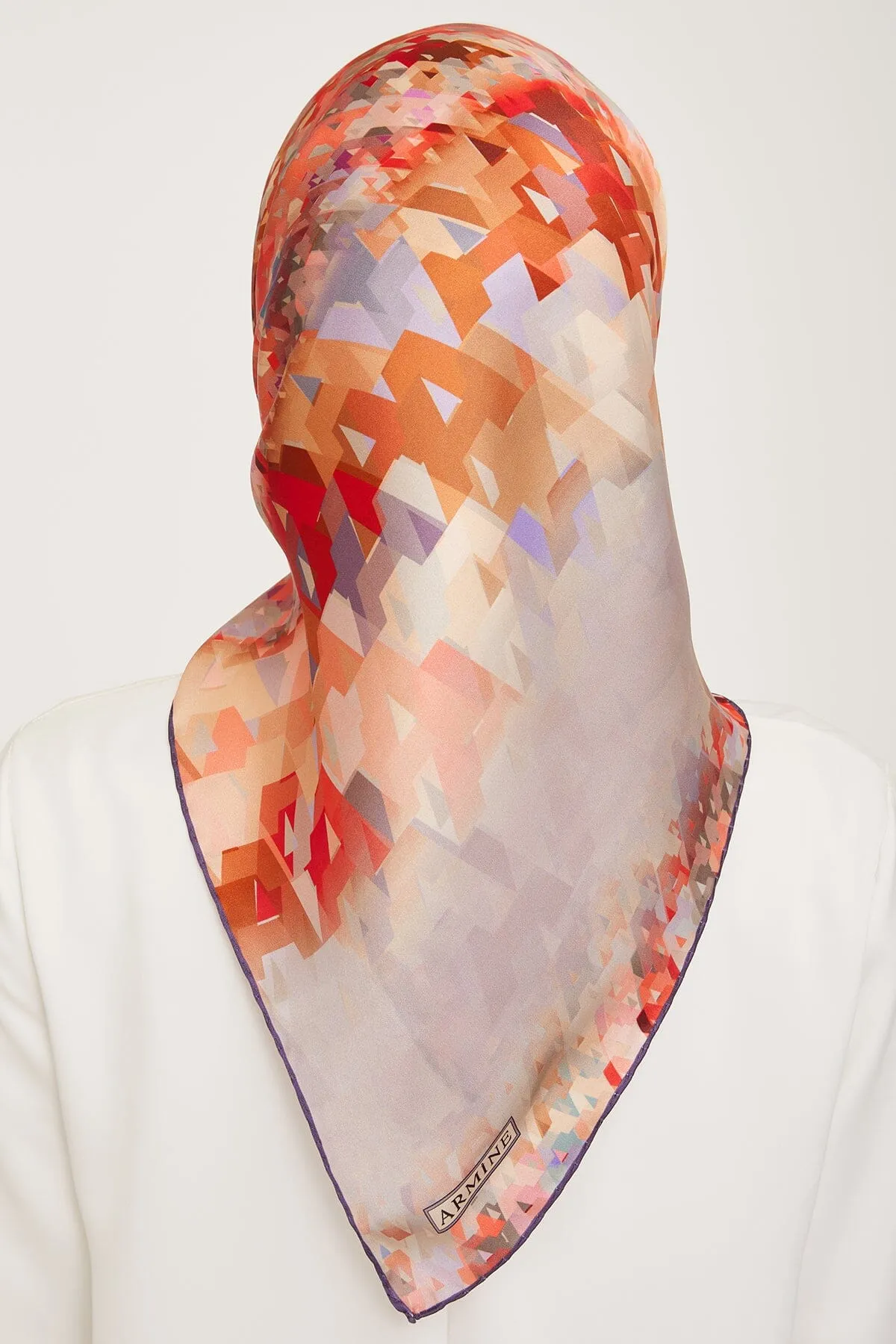 Armine Pixel Chic Silk Scarf #22