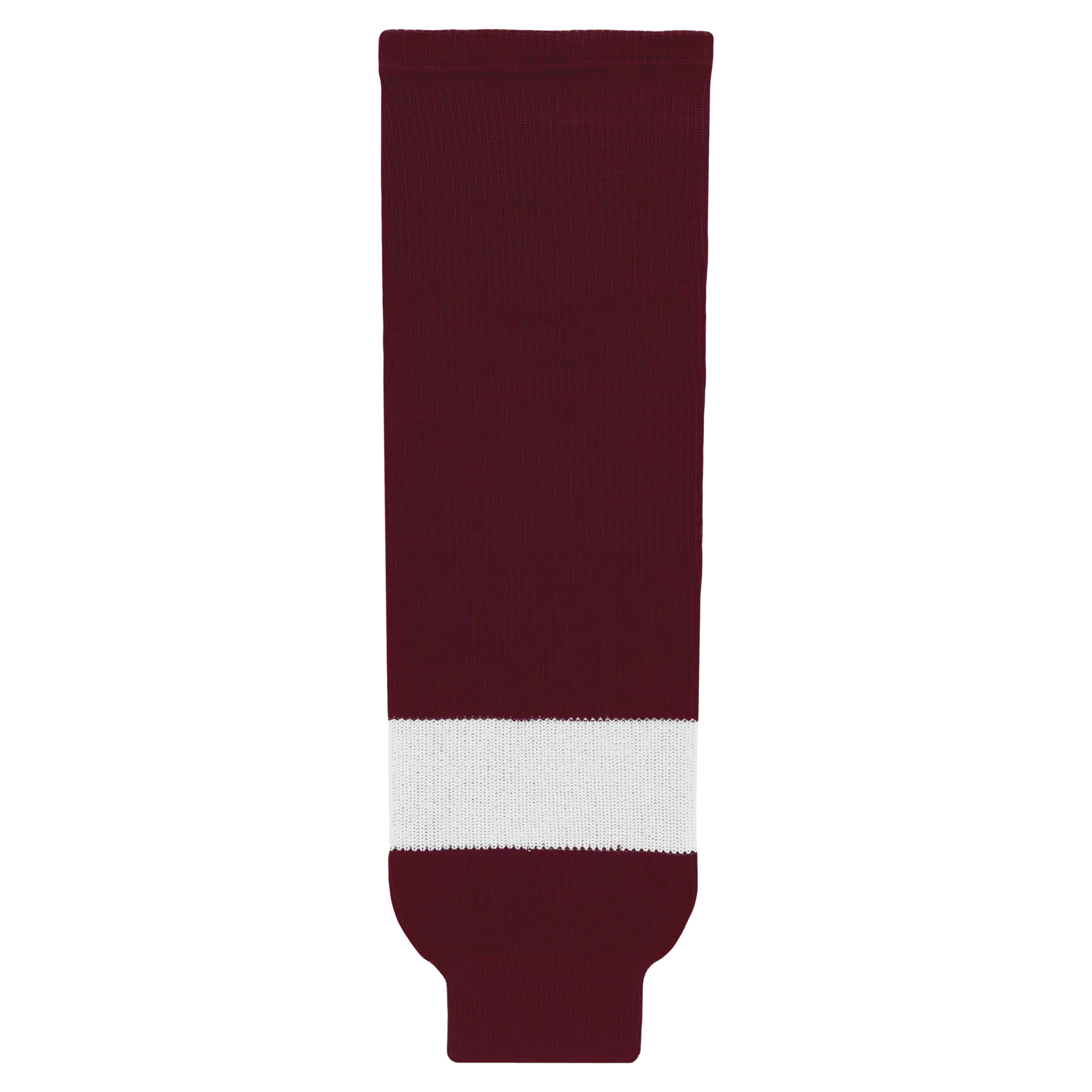 Athletic Knit (AK) HS630-480 Peterborough Petes Maroon Knit Ice Hockey Socks