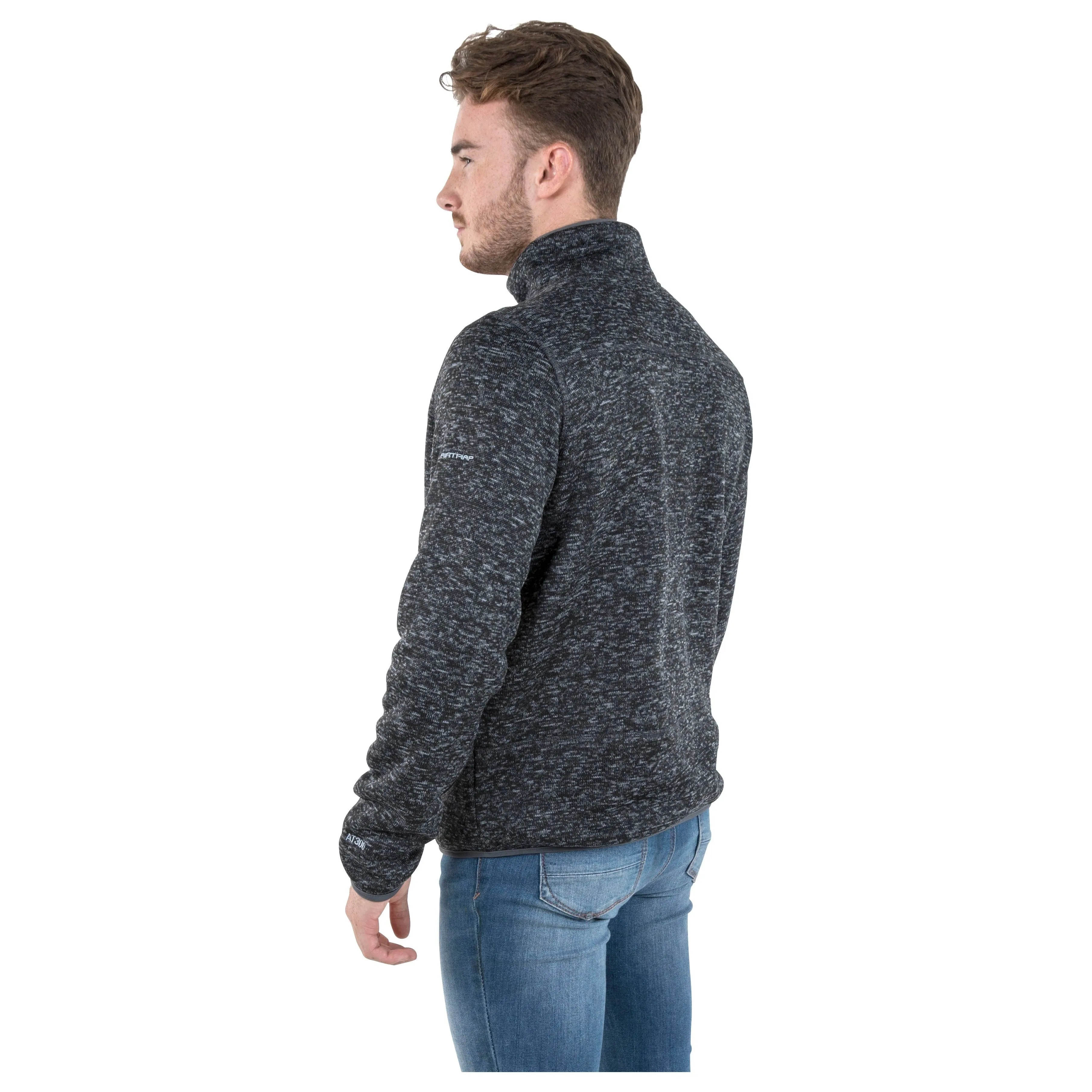 Bingham Men's Fleece Jacket in Black Marl