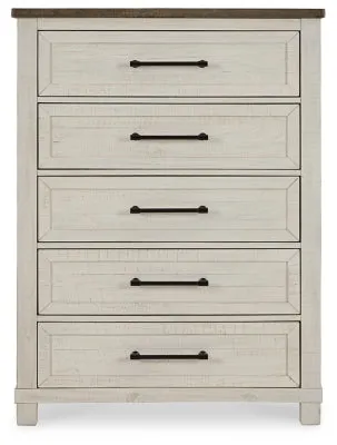 Brewgan King Panel Storage Bed with Mirrored Dresser and Chest