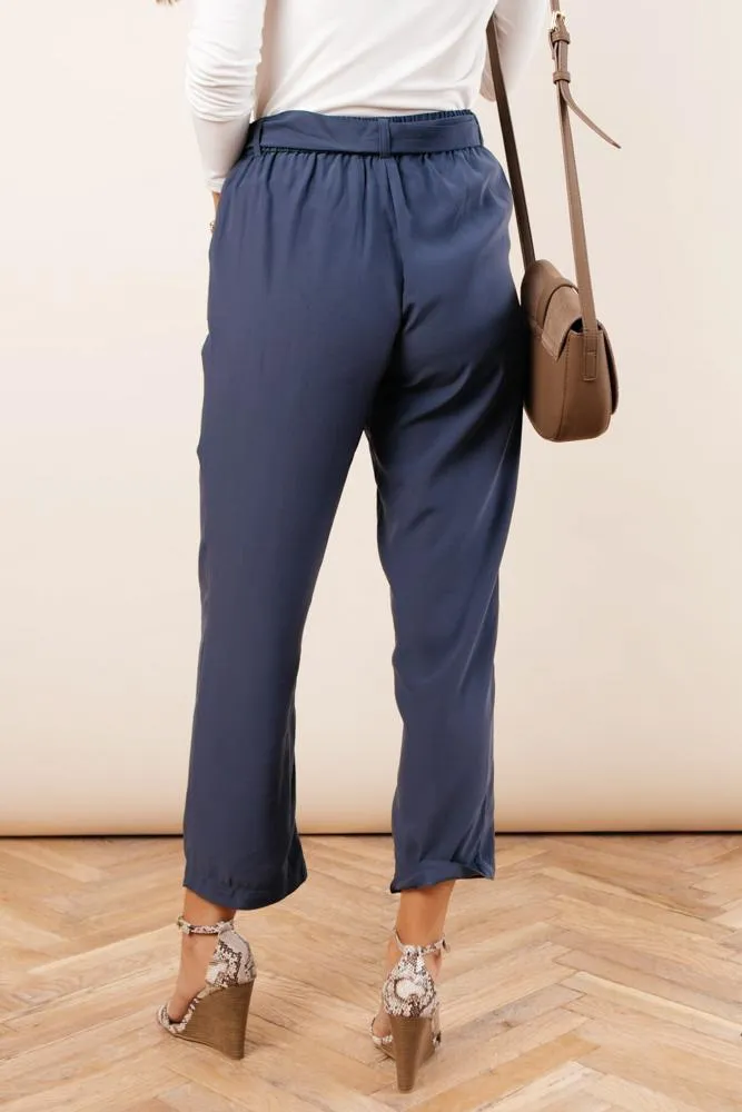 Briar Tapered Pants in Blue-FINAL SALE