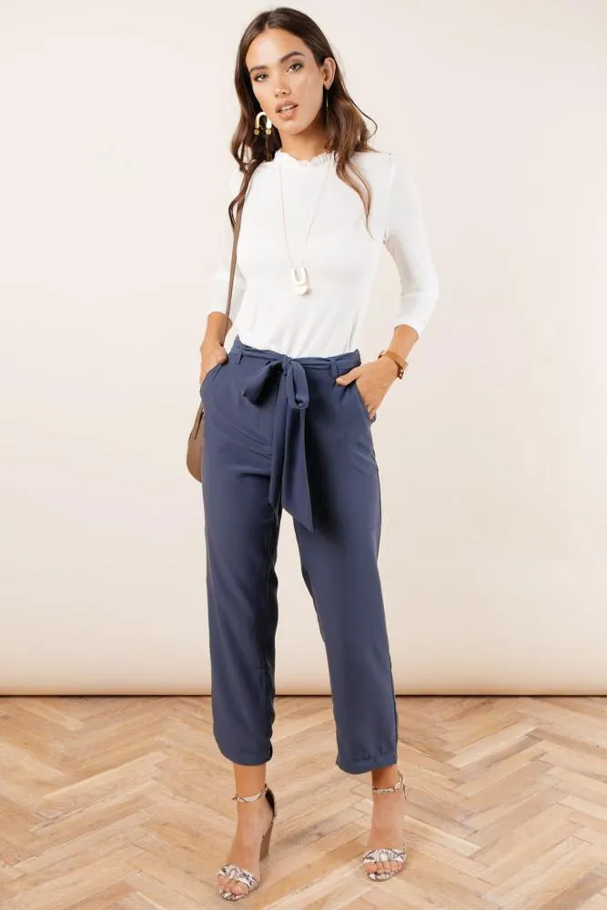 Briar Tapered Pants in Blue-FINAL SALE