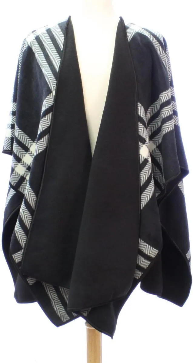 BSB LL Blanket Open Front Poncho Ruana Knit Cardigan Sweater Shawl Wrap Many Styles