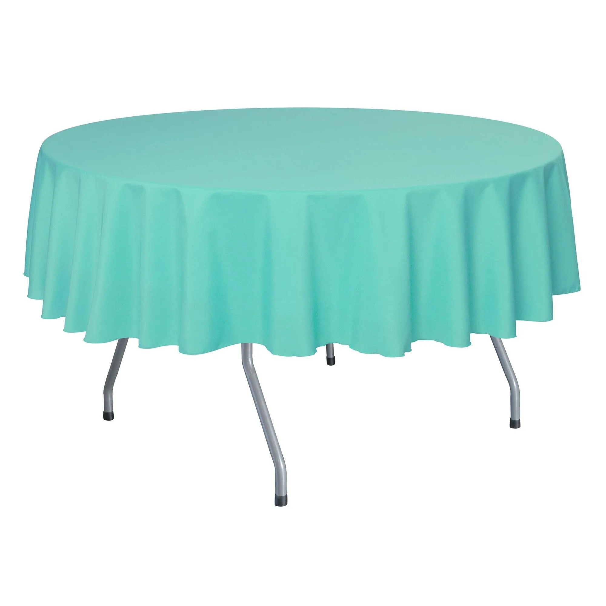 Caribbean 90" Round Poly Premier Tablecloth
