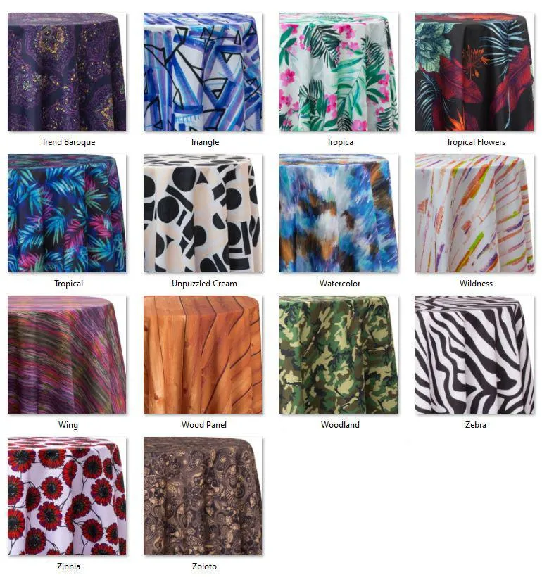 Chair Sashes with Prints