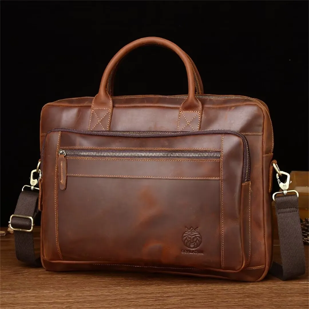 Classic Square Leather Brief