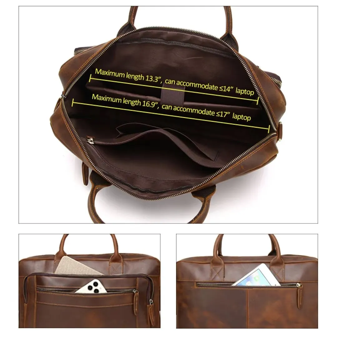 Classic Square Leather Brief