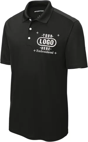 Custom Polo Shirts for Men Custom Embroidered Polo Shirt, Personalized with Text & Logo Black