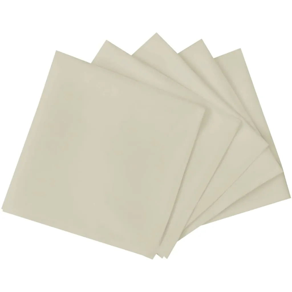 Dinner Napkins 10 pcs Cream 50x50 cm