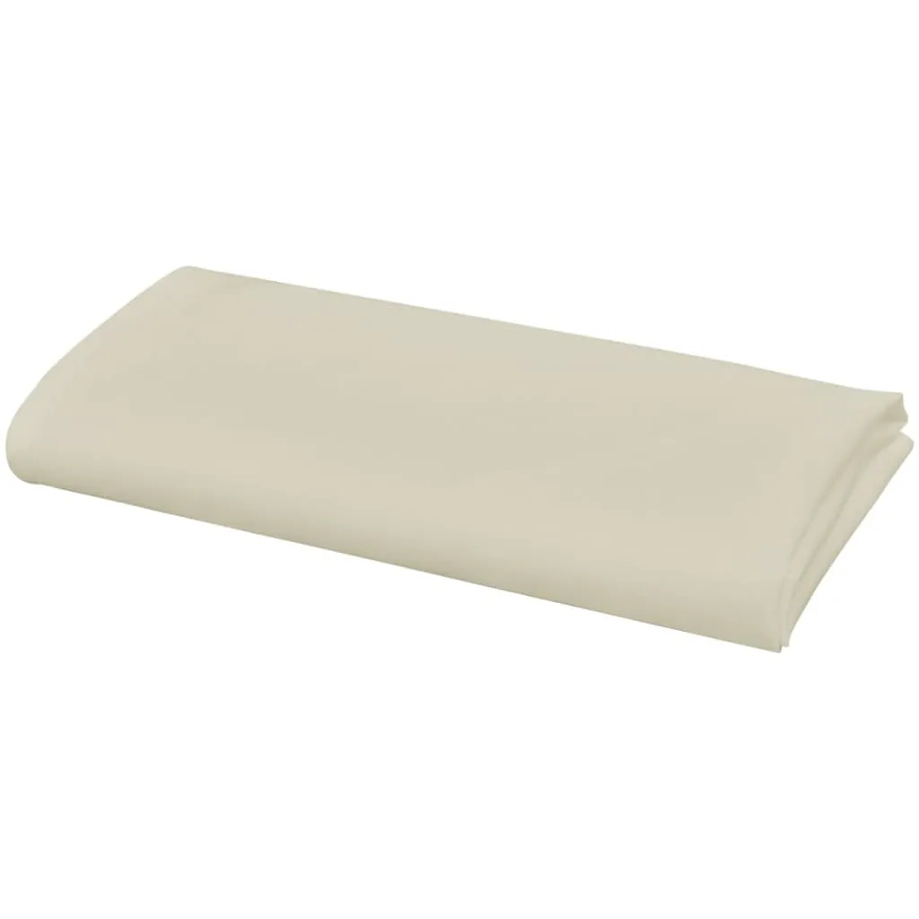 Dinner Napkins 10 pcs Cream 50x50 cm