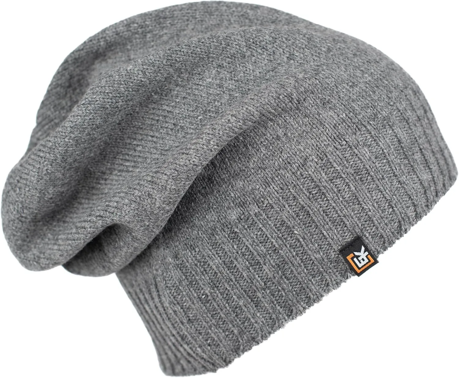 Evolution Knitwear Wool Slouchy Knit Beanie Hat for Men or Women - Super Soft Merino Wool - Made in The USA