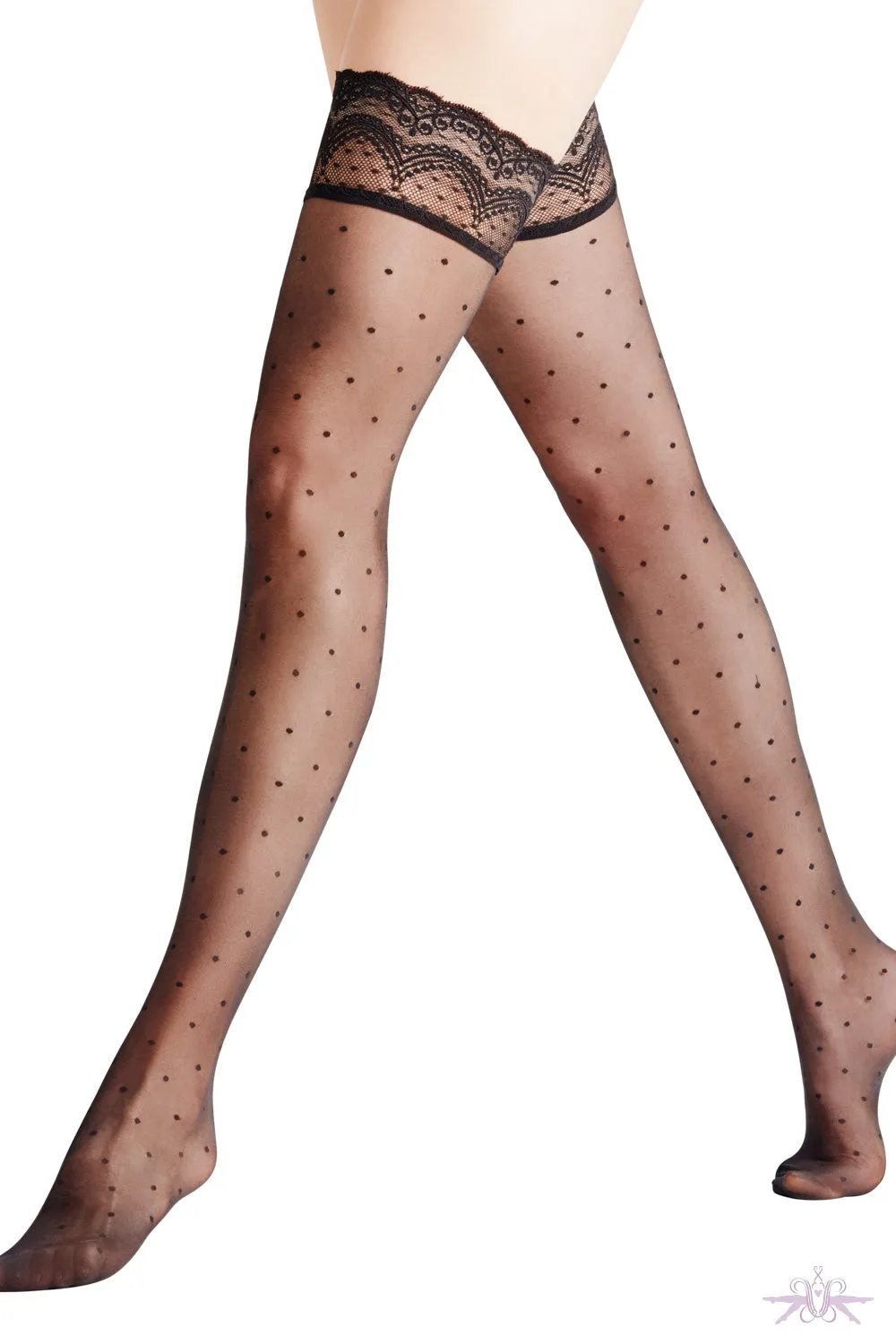 Falke Pure Dot Hold Ups