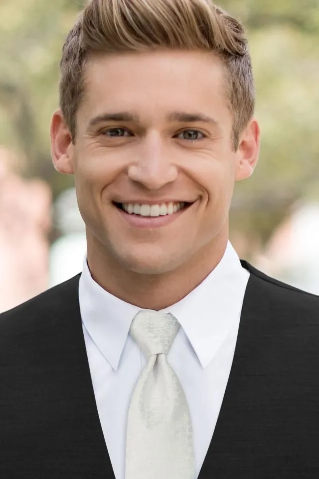 Floral Windsor Tie - All Dressed Up, Rental