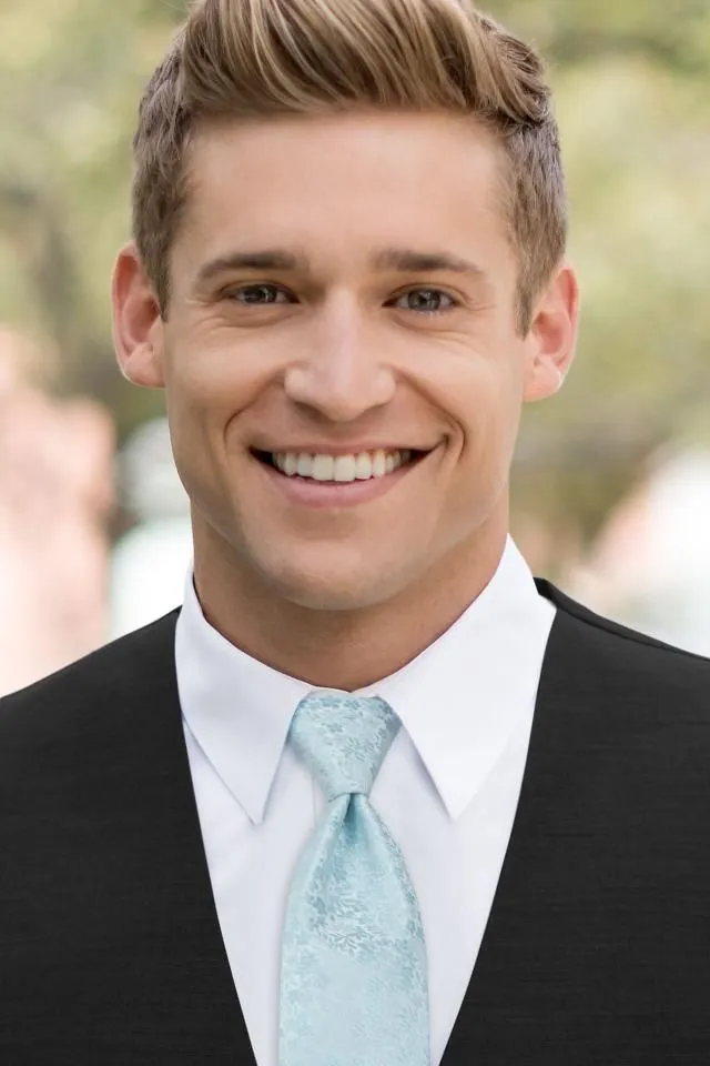 Floral Windsor Tie - All Dressed Up, Rental