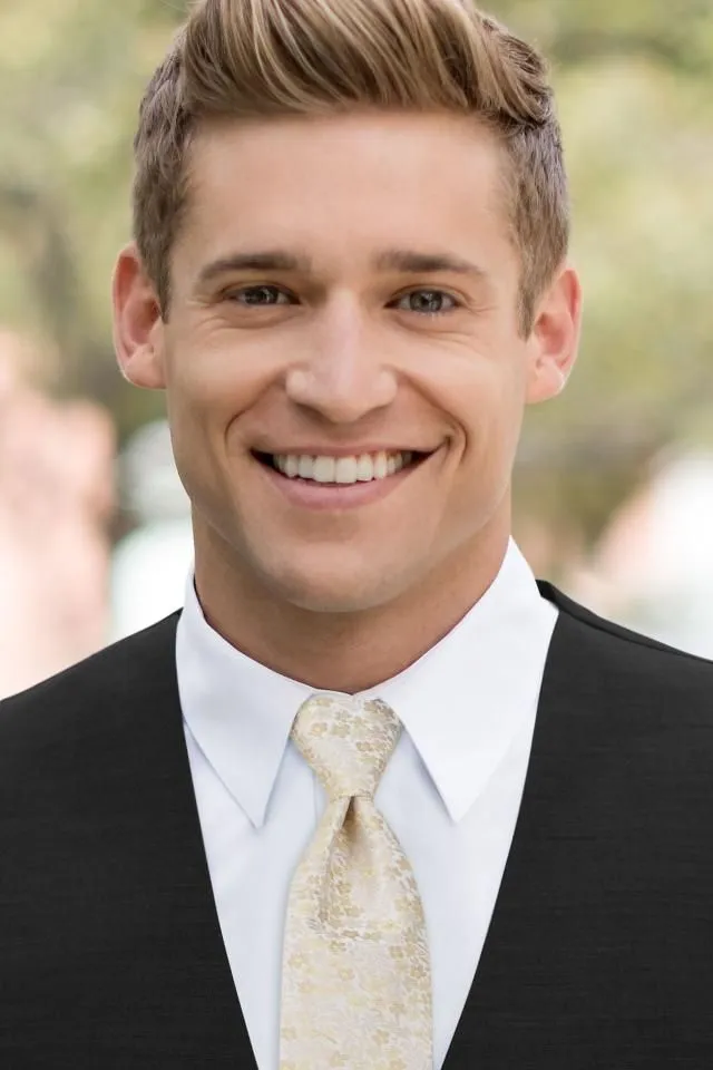 Floral Windsor Tie - All Dressed Up, Rental