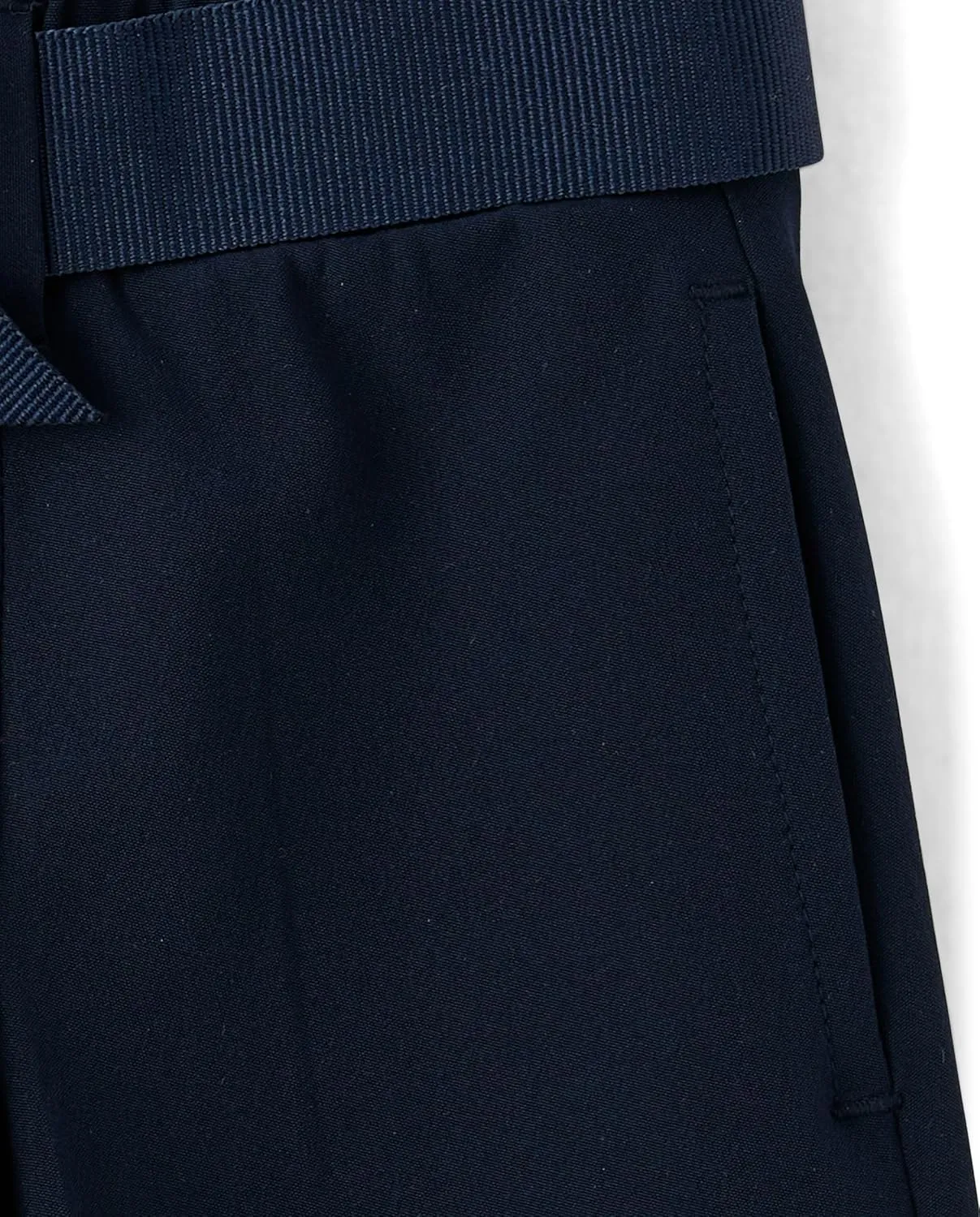 Gymboree Girls' and Toddler Twill Pleated Belted Skort