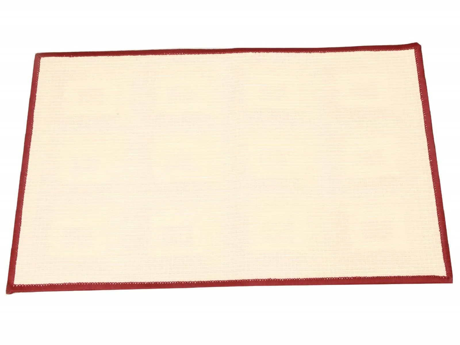 Heart Home Modern Door Mat (Red, Maroon, Cotton, Standard) (CTHH07617)