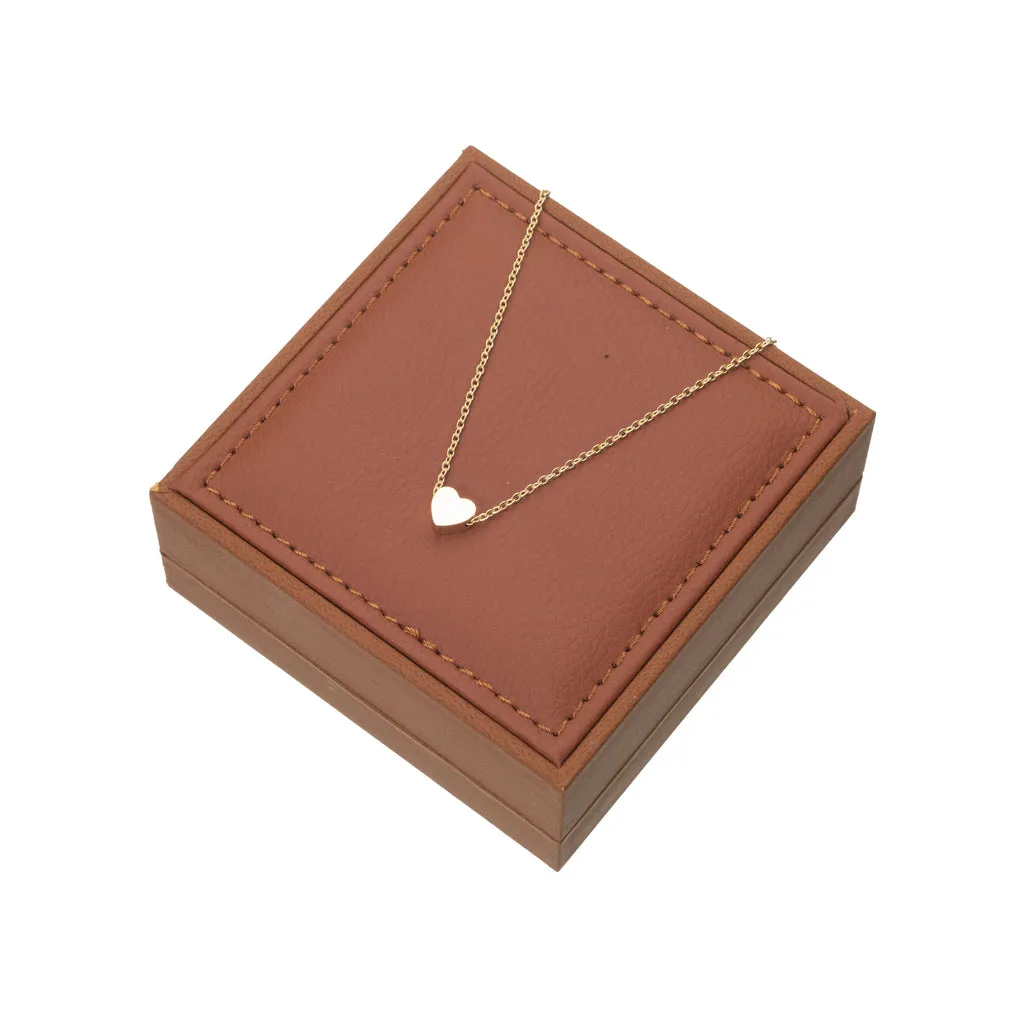 Heart Necklace for Kids from Mom to Daughter Gift Heart Necklace