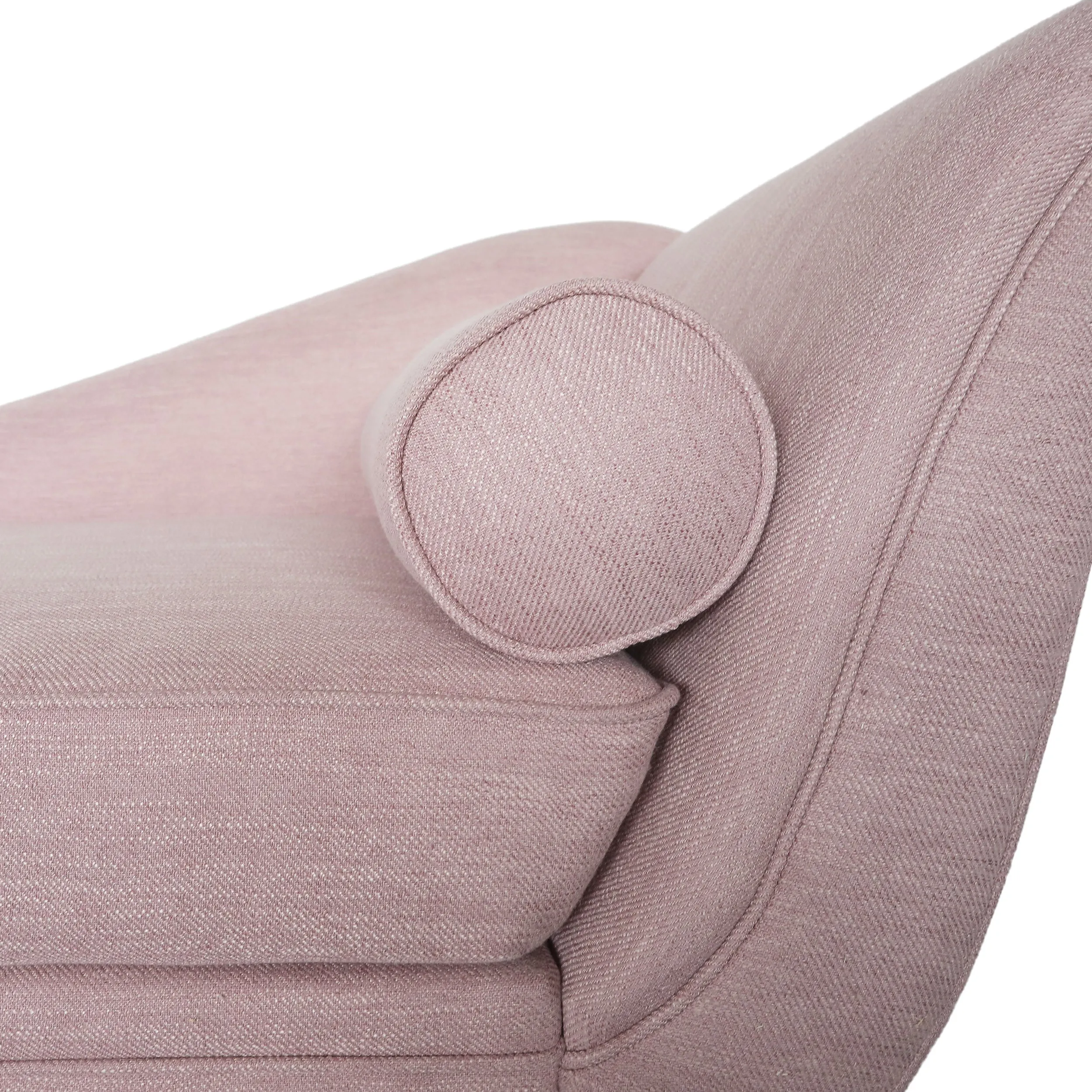 Jakyrah Contemporary Chaise Lounge with Scroll Arms