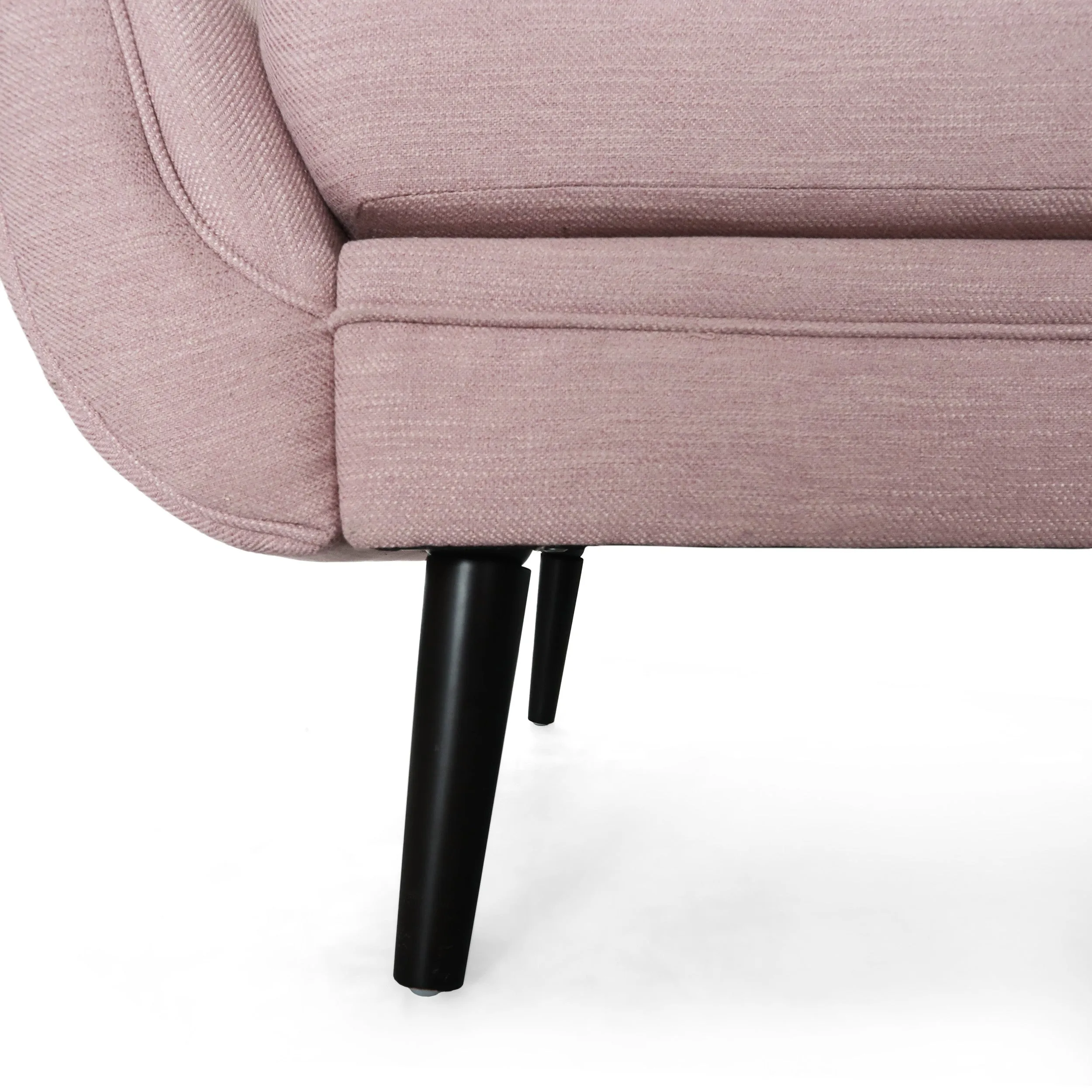 Jakyrah Contemporary Chaise Lounge with Scroll Arms