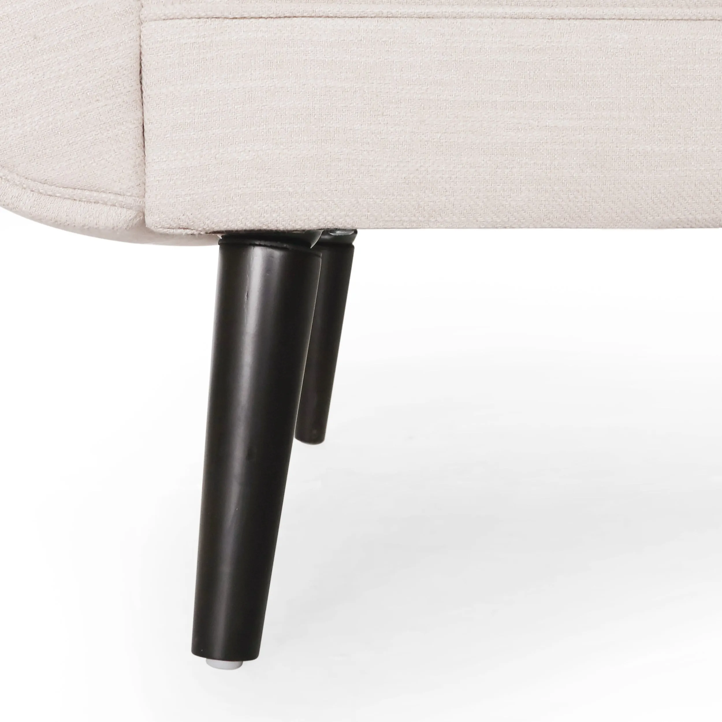 Jakyrah Contemporary Chaise Lounge with Scroll Arms