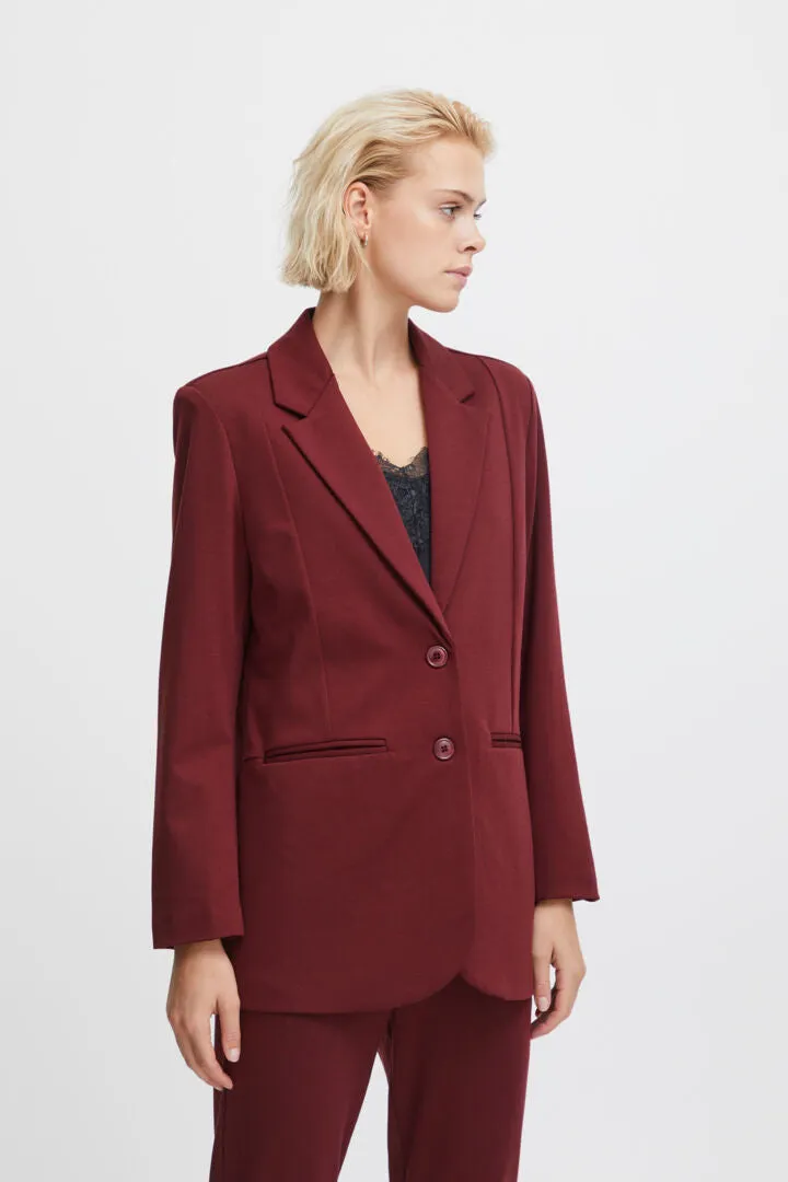KARLA OVERSIZED BLAZER (PORT ROYALE)