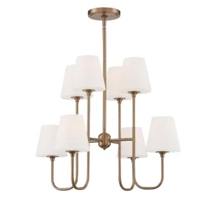Keenan 8 Light Vibrant Gold Chandelier