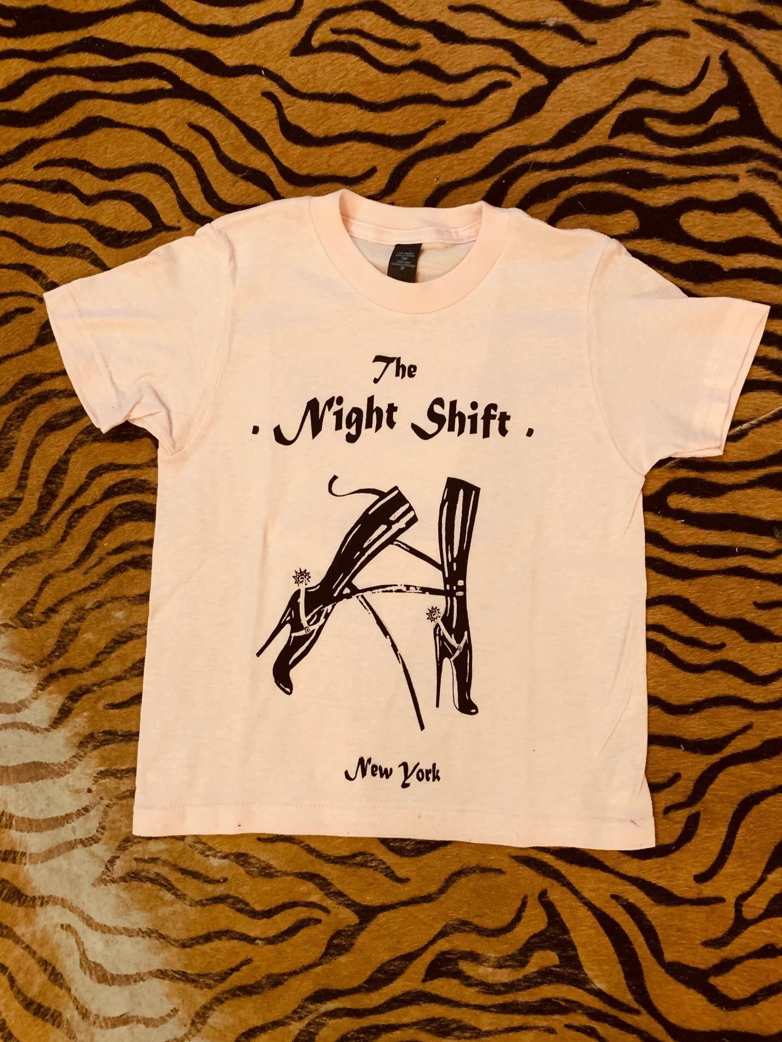 Night Shift Pale Pink Tee Shirt