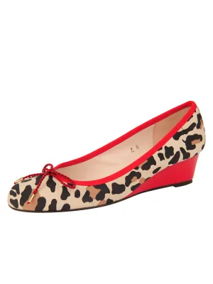 Noble Jaguar Print Wedge