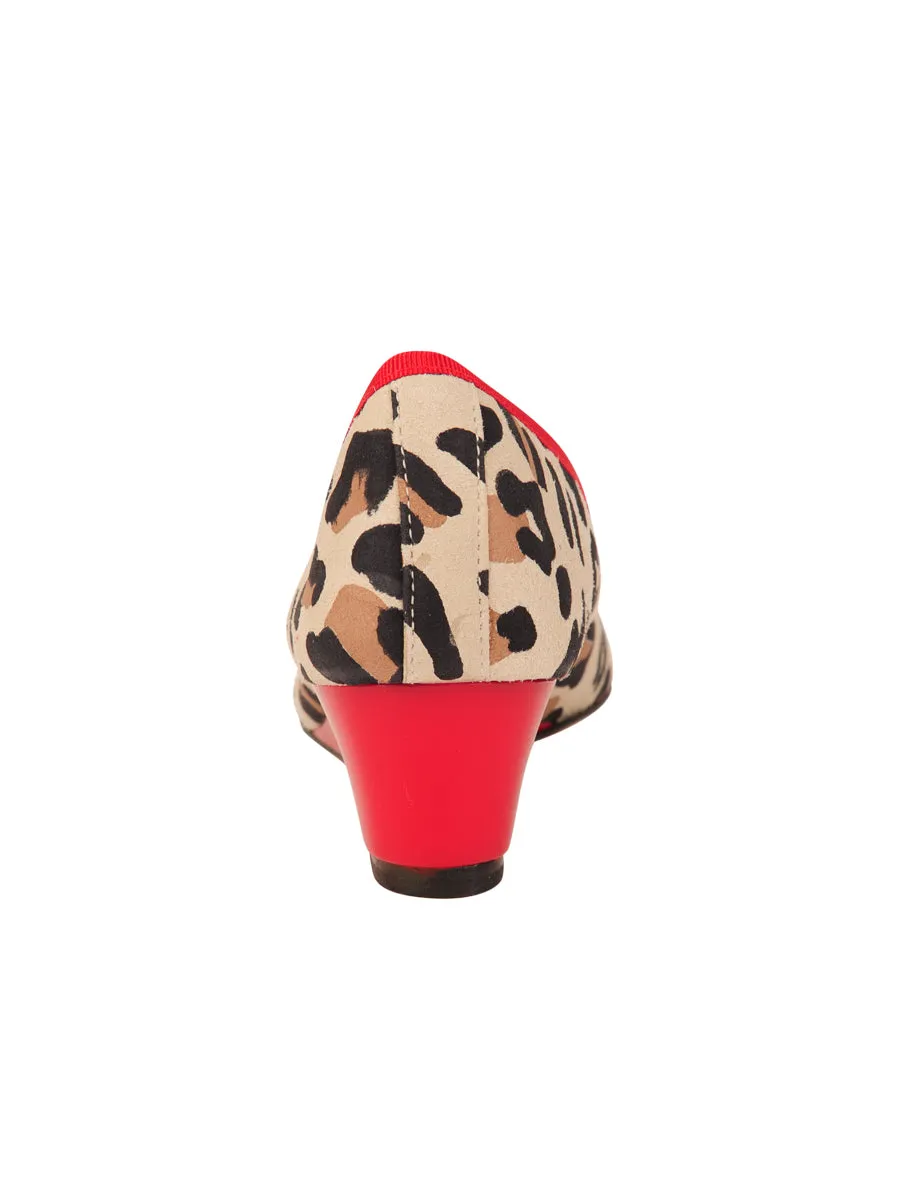 Noble Jaguar Print Wedge