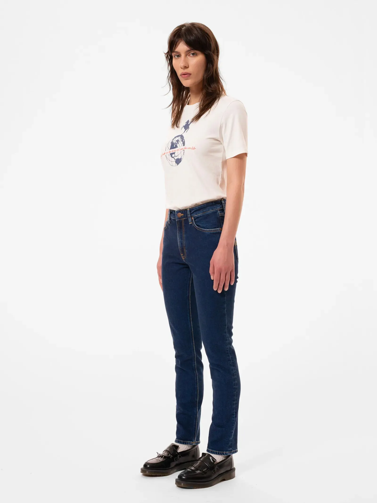 NUDIE JEANS - Mellow Mae - Indigo Rain