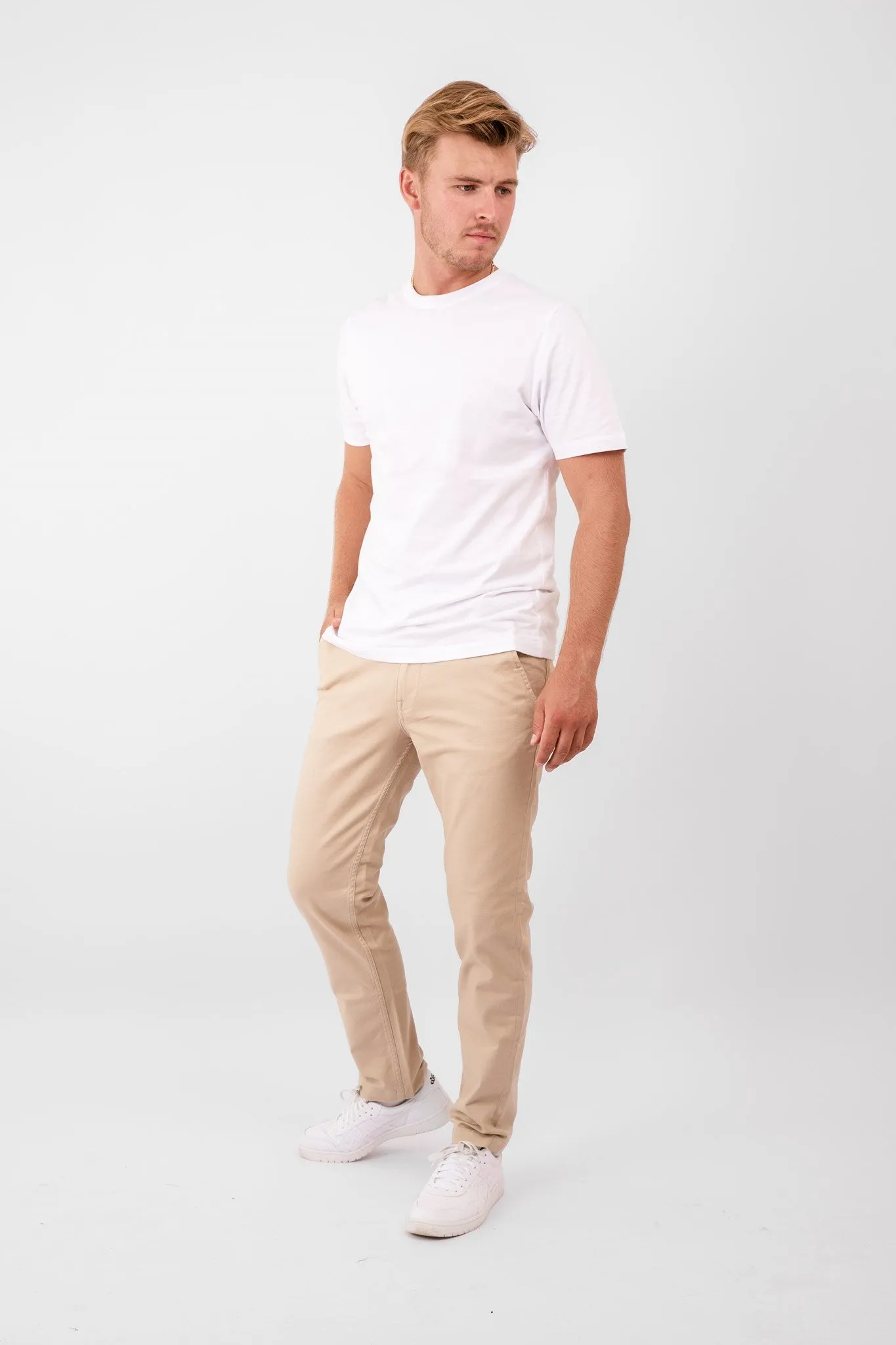Performance Structure Trousers (Regular) - Beige