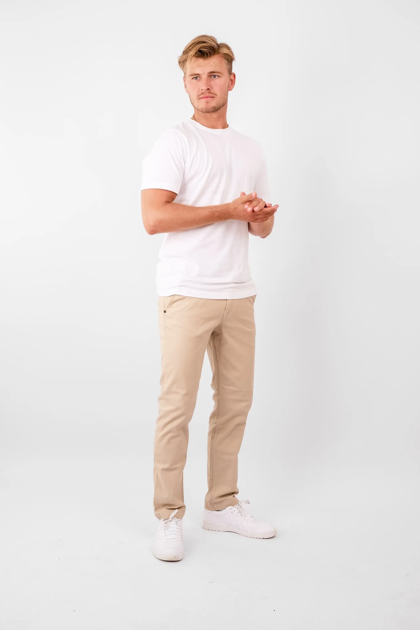 Performance Structure Trousers (Regular) - Beige