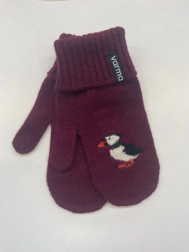 Puffin Green Icelandic Wool Mittens