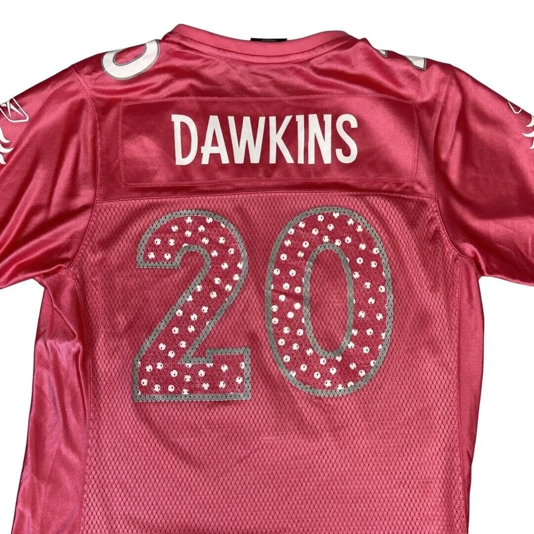 Reebok Pink Denver Broncos Womens NFL DAWKINS #20 Jersey Medium