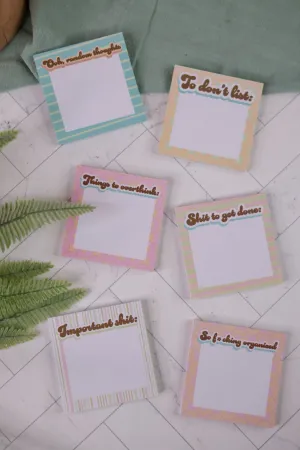 Salty Sticky Notes (6 Styles)
