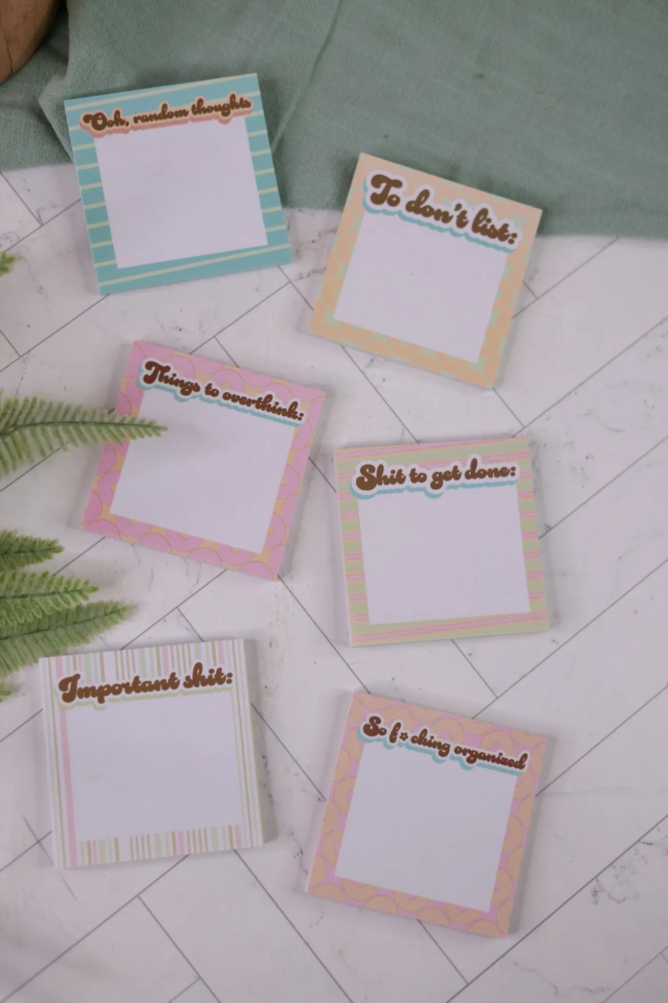 Salty Sticky Notes (6 Styles)