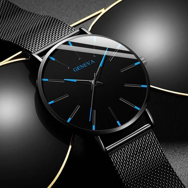 Stylish Mesh Strap Watch Perfect Gift for Active Men